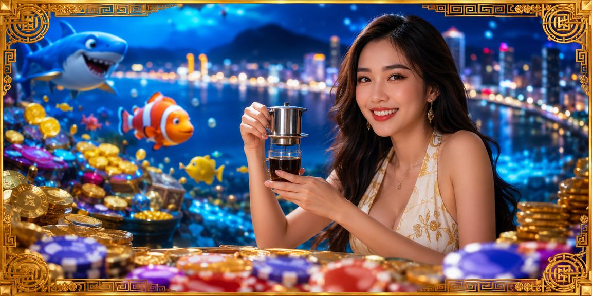 Người chơi casino tại quán cà phê Quy Nhơn buổi sáng